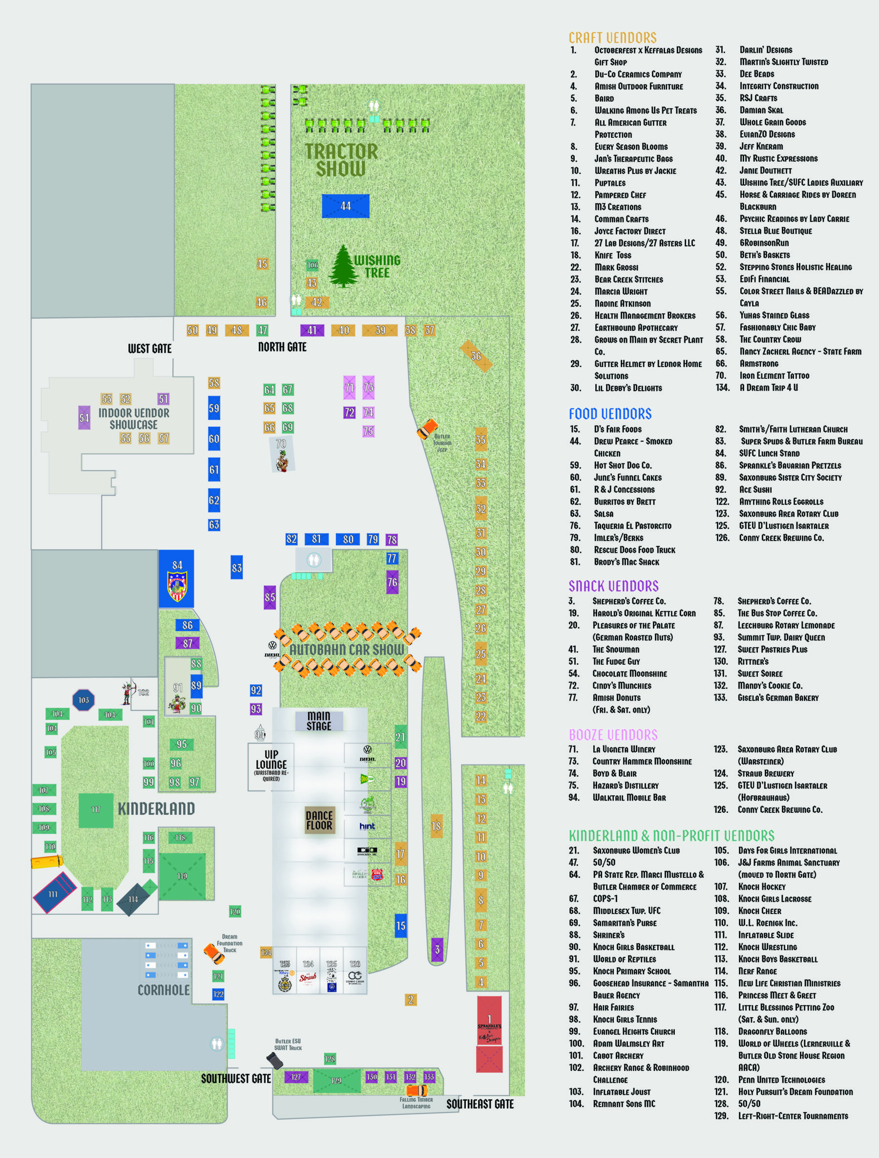 FESTIVAL MAP - Sprankle's Octoberfest